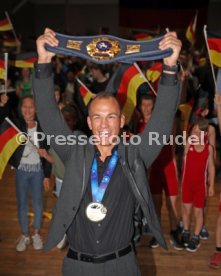 Empfang Ringer Weltmeister Frank Stäbler TSV Musberg